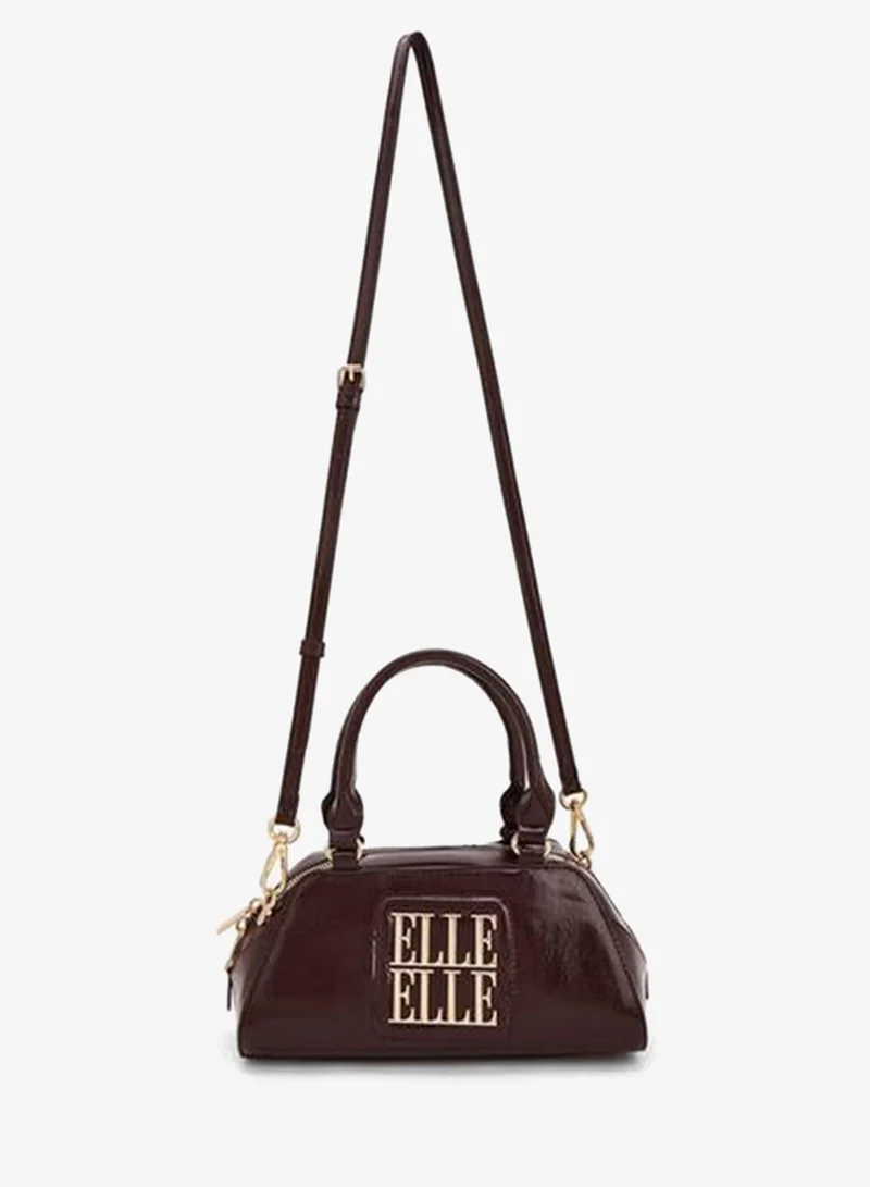 ايل Logo Accent Crossbody Bag With Detachable Strap