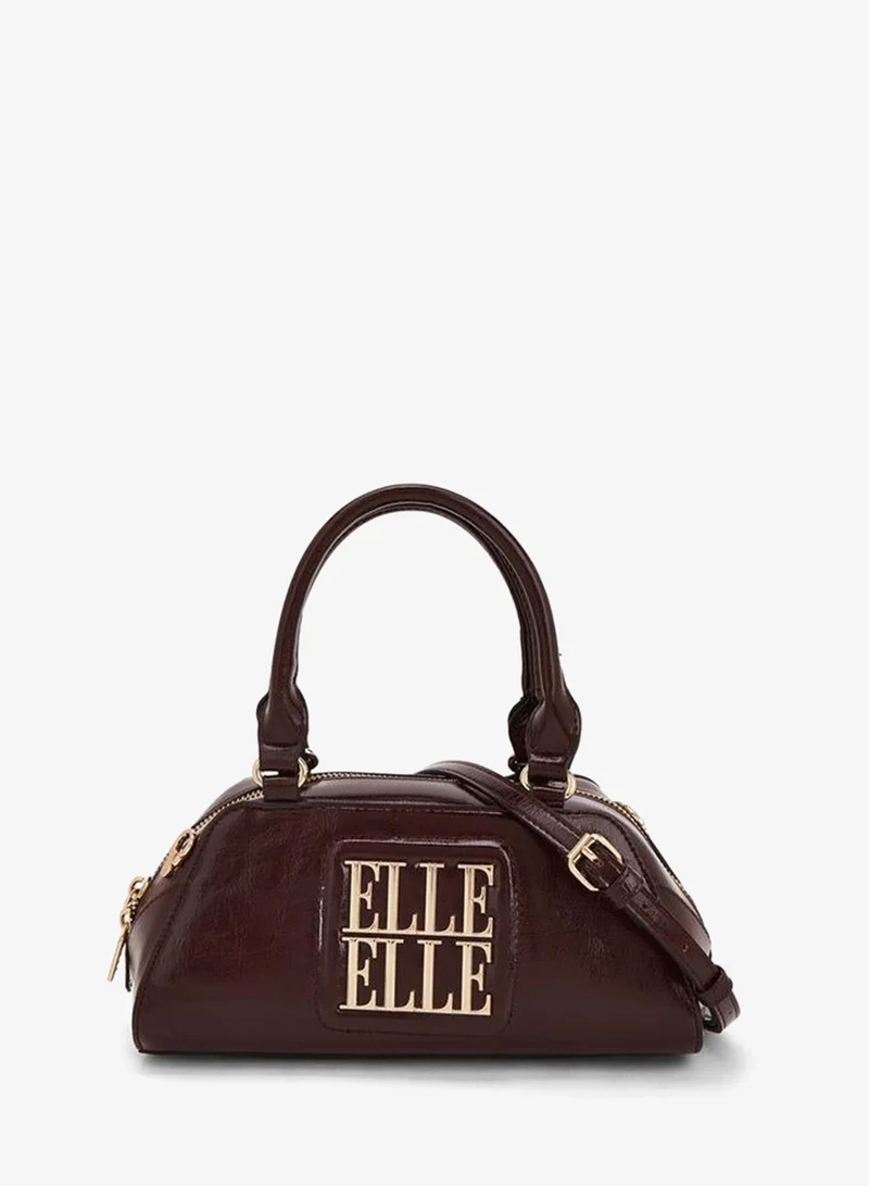 ايل Logo Accent Crossbody Bag With Detachable Strap