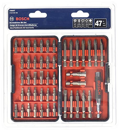 Bosch T4047L 47 pc. High-Carbon Steel Hex Shank Screwdriver Bit Set - Image 2