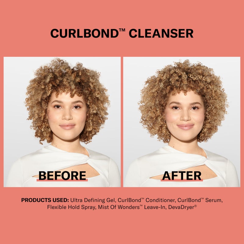 DevaCurl CurlBond Re-Coiling Mild Lather Cleanser, 3 fl. oz. - Image 3