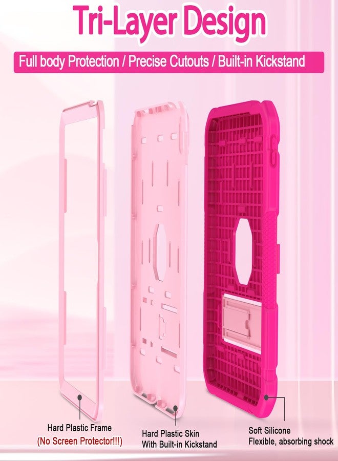 BMOUO جراب BMOUO لجهاز iPad (A16) الجيل الحادي عشر 11 بوصة 2025/الجيل العاشر 10.9 بوصة 2022 - مع مسند وحامل قلم، جراب واقٍ متين ومقاوم للصدمات لجهاز iPad الجيل الحادي عشر والعاشر، لون وردي فاتح - Image 3
