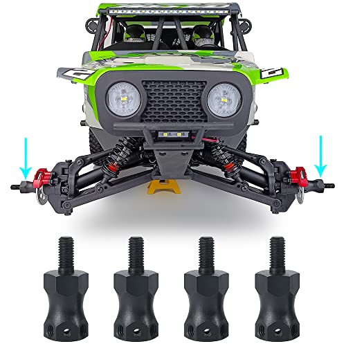 WEFEINO 4Pcs RC Wheel Hex Adapter Extenders 15mm for 110 Hammer Rey Lasernut U4 Rock Truck RC Buggy Car - Image 1