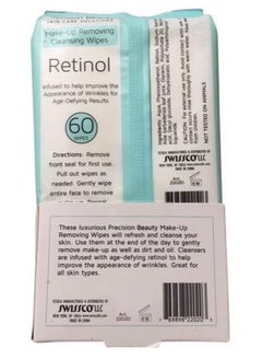 Precision Beauty Precision Beauty Make-Up Removing Wipes Retinol 60 Count  - Image 2