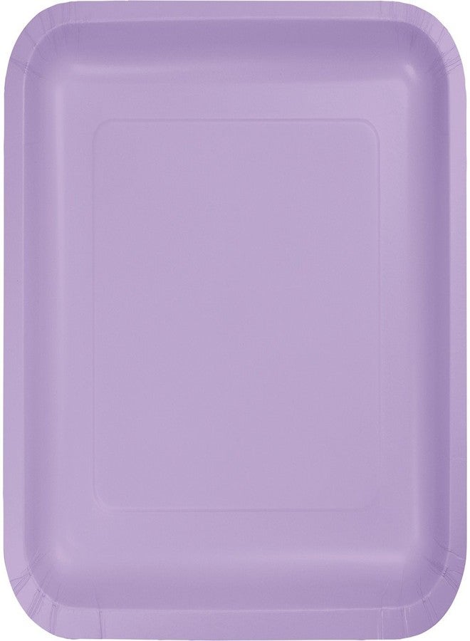 Creative Converting Touch of Color 18 Count Square Paper Dinner Plates, Luscious Lavender , One size -