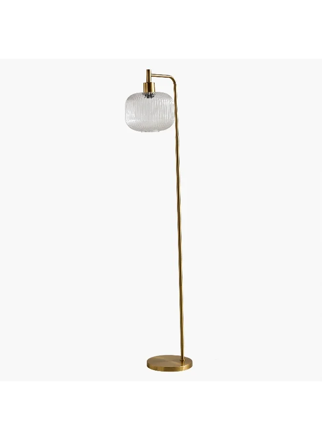 Home Box Deme Marie Metal Floor Lamp with Glass Shade - 150 cm