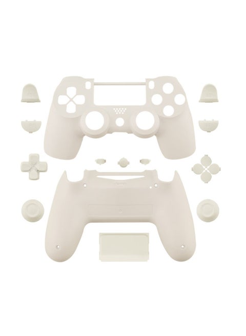 Full Set Replacement Faceplate Button Accessories For Ps4 Slim Jdm-040 Controller-Product Color:White