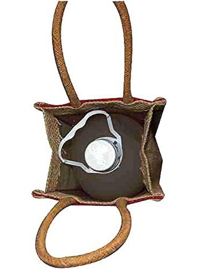 Dasvilla Bags Jute Eco-Friendly Water Bottle Wine Bottle Carry Bag (1.5 L Capacity) Pack of 1 - Image 4