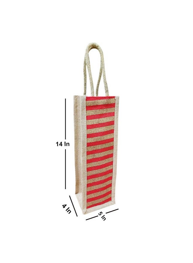 Dasvilla Bags Jute Eco-Friendly Water Bottle Wine Bottle Carry Bag (1.5 L Capacity) Pack of 1 - Image 2