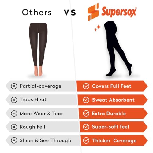 Supersox Tights for Girls, Made with Breathable, Anti Odour & Moisture Absorbent Combed Cotton, Ideal for Ballet/Dancing/Everyday Activity (Grey, Pack of 1) - Image 5