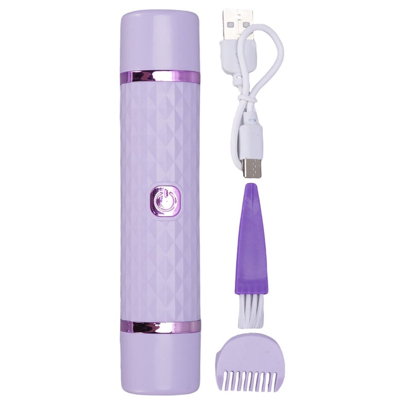 Dual Head Hair Trimmer Compact Size Skin-friendly Design - Portable Electric Hair Removal Device for Travel At-home Grooming Women Men - Image 1