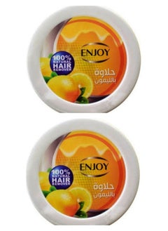ENJOY Two Pieces Of Sweetness For Hair Removal With Lemon 400x2 g 