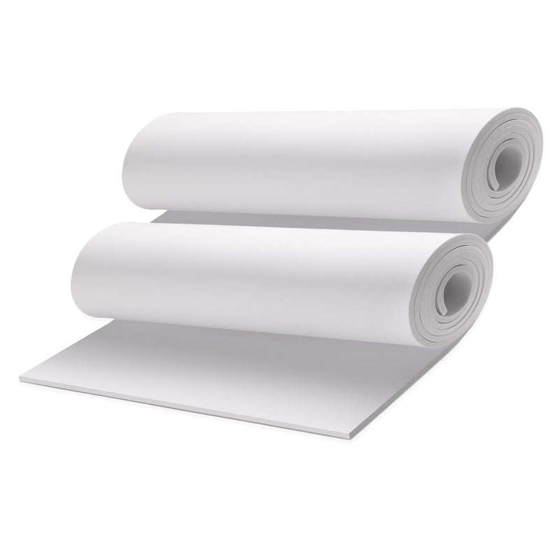 MEARCOOH 2Pack White Eva Foam Cosplay Sheets roll Premium eva Craft Foam 5mm Thick 139 x 59 High Density 86kgm3 for Cosplay Costume Crafts DIY Projects by MEARCOOH - Image 2