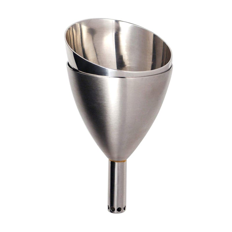 Rabbit Wine Aerator Shower Funnel with Sediment Strainer, Stainless Steel - Image 1