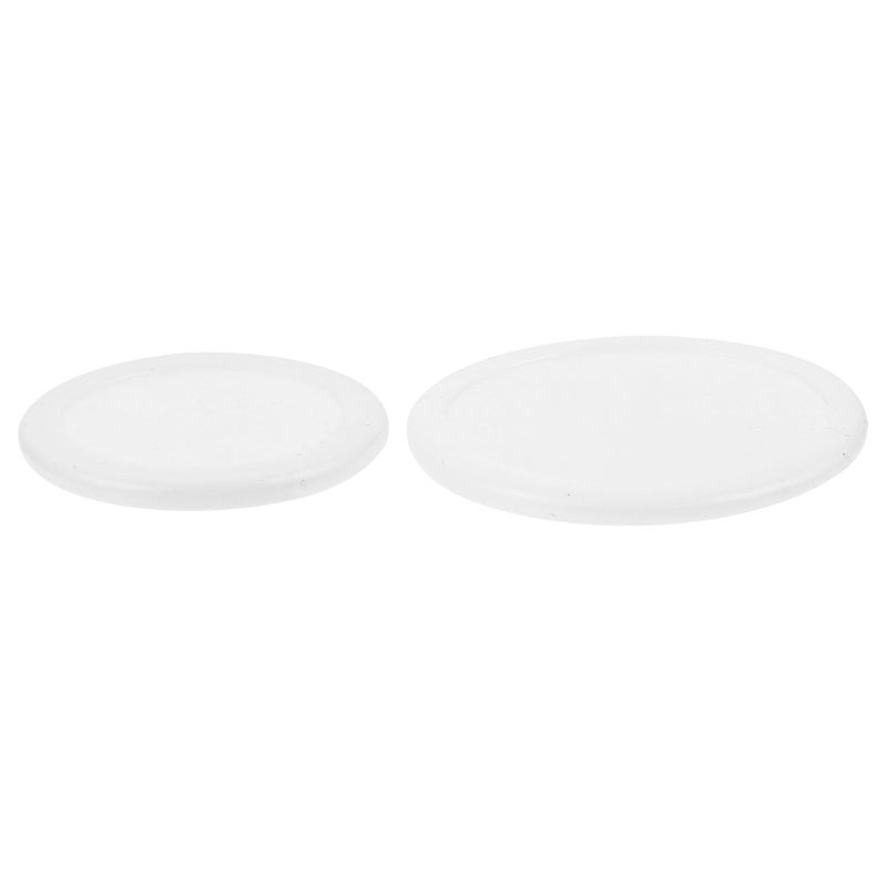 2 Pack Stethoscope Diaphragm Replacement Membranes White Pediatric and Adult Size - Image 2