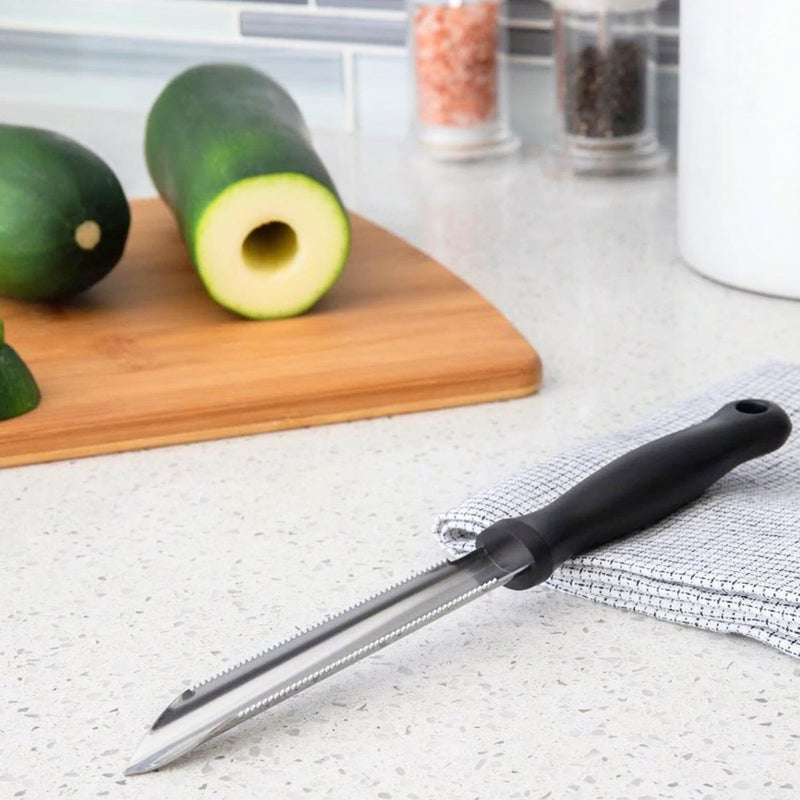 Better Houseware Stainless Steel Apple Corer Jalapeno Zucchini Cucumber Stainless Steel Corer - Effortless Seed Removal and Precise Slicing - Kitchen Essential for Flavorful Creations. - Image 3
