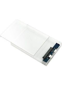 Techmaster Tme 2.5" USB 2.0 Sata SSD Harddisk HDD External Box Transparent DD-115T  - Image 1