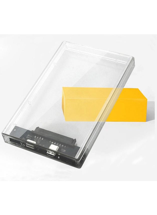 Techmaster Tme 2.5" USB 2.0 Sata SSD Harddisk HDD External Box Transparent DD-115T  - Image 3