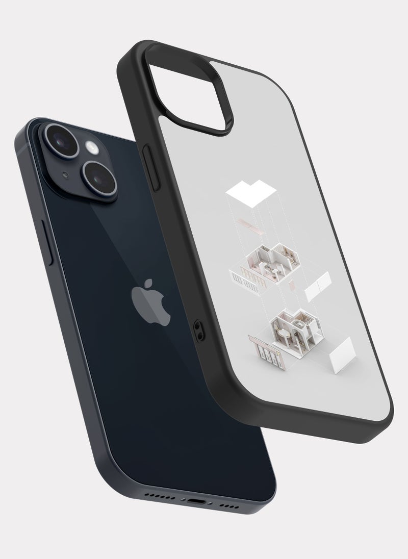 PXLAAT iPhone 14 case cover Architectural Section Design - Image 2