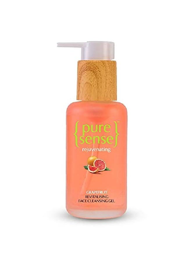PureSense Rejuvenating Grapefruit Revitalising Face Cleansing Gel | Sulphate & Paraben Free | Cleanses Skin Nourishes Skin | 100 ml  - Image 1
