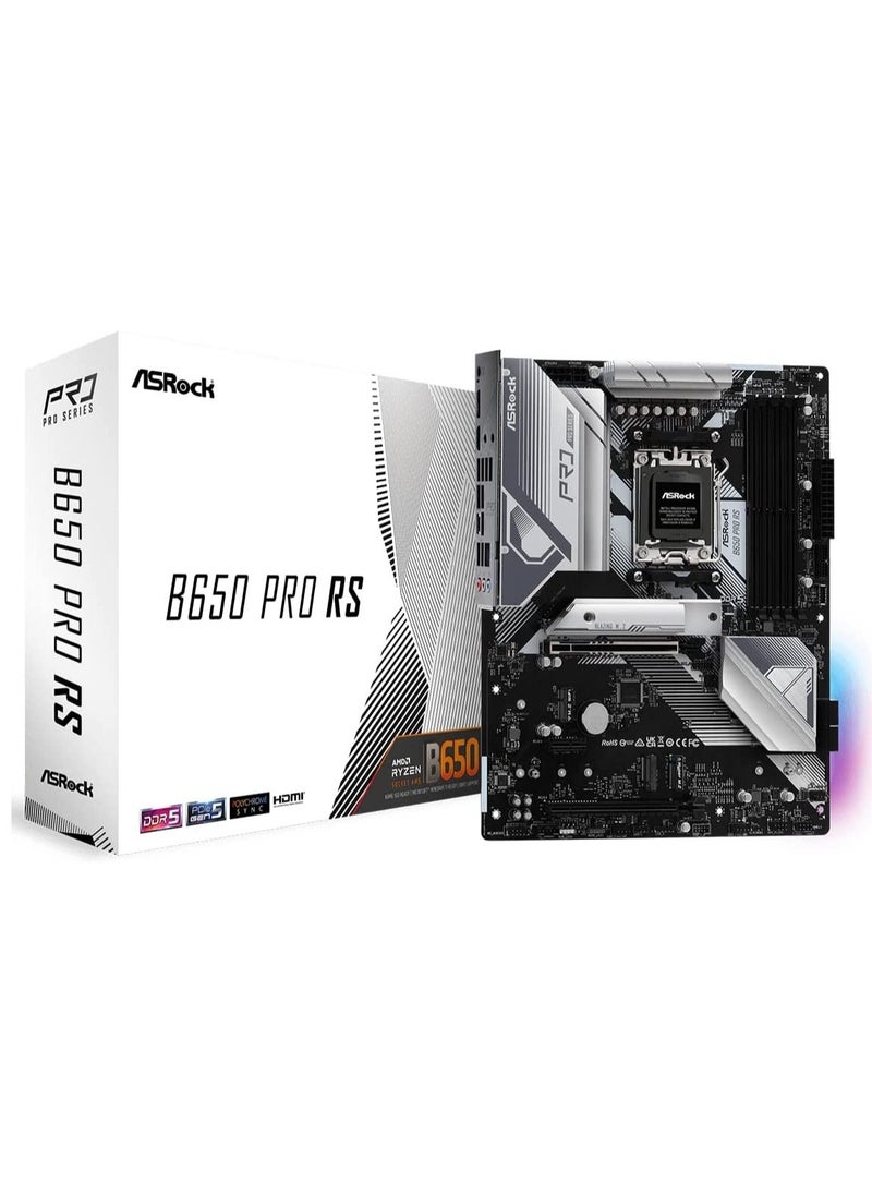 ASRock - ASRock B650 PRO RS DDR5 AMD Ryzen 7000 Series Processors Motherboard - Image 1