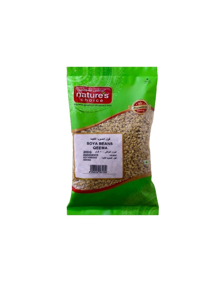 Nature's Choice Soya Beans Qeema, 200 Gm - Image 1