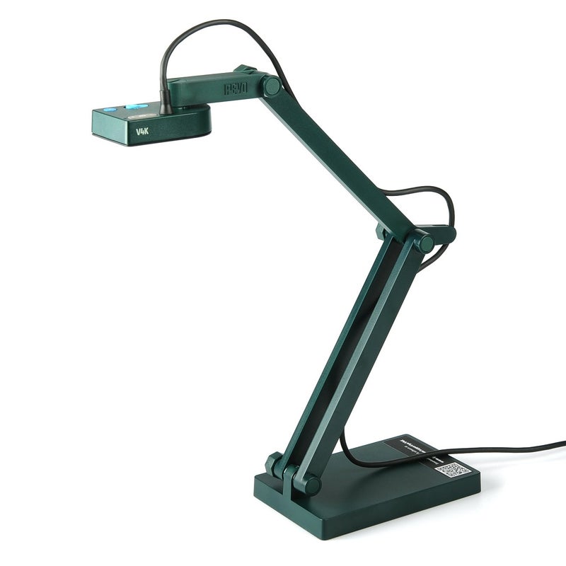 IPEVO V4K Ultra High Definition 8MP USB Document Camera — Mac OS, Windows, Chromebook Compatible for Live Demo, Web Conferencing, Distance Learning, Remote Teaching - Image 1