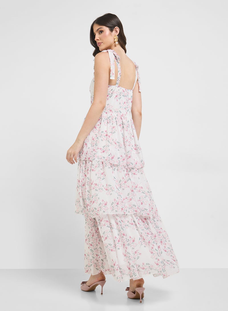 ELLA Floral Print Dress  - Image 2