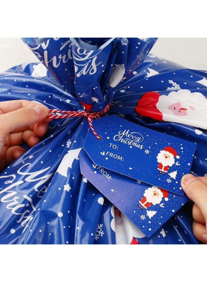 CCINEE Giant Bags, Christmas Santa Claus Sacks For Oversized Gift Bag Jumbo Gift Bag(36"X44") With Tag Card And Tie String - Image 3