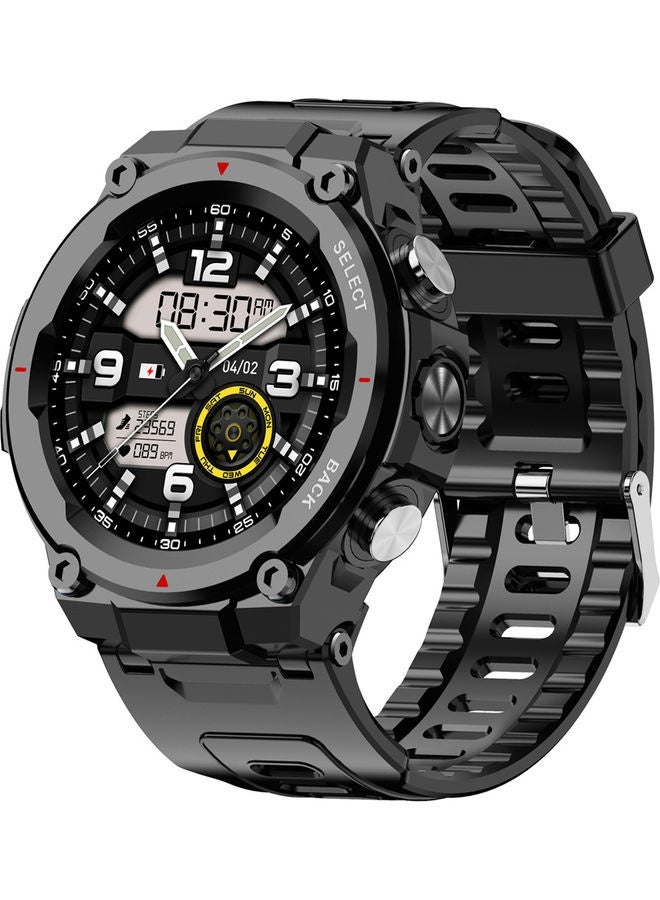 Men's Fully Intelligent Bluetooth Calling Watch, Answering Phone Watch, Heart Rate Monitor, Fitness Waterproof Intelligent Reminder Selfie, Sleep Monitoring, Replaceable Watch Strap - Image 1