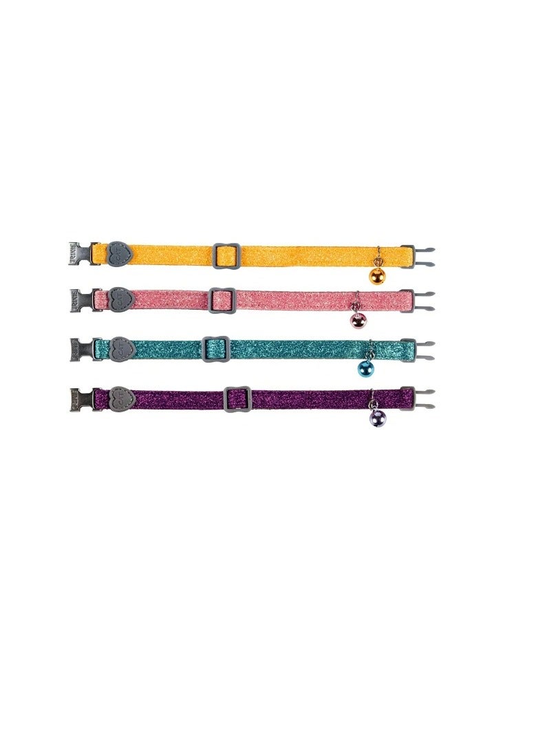 Trixie Glitter Effect Fully Adjustable Collar For Cats - Image 2