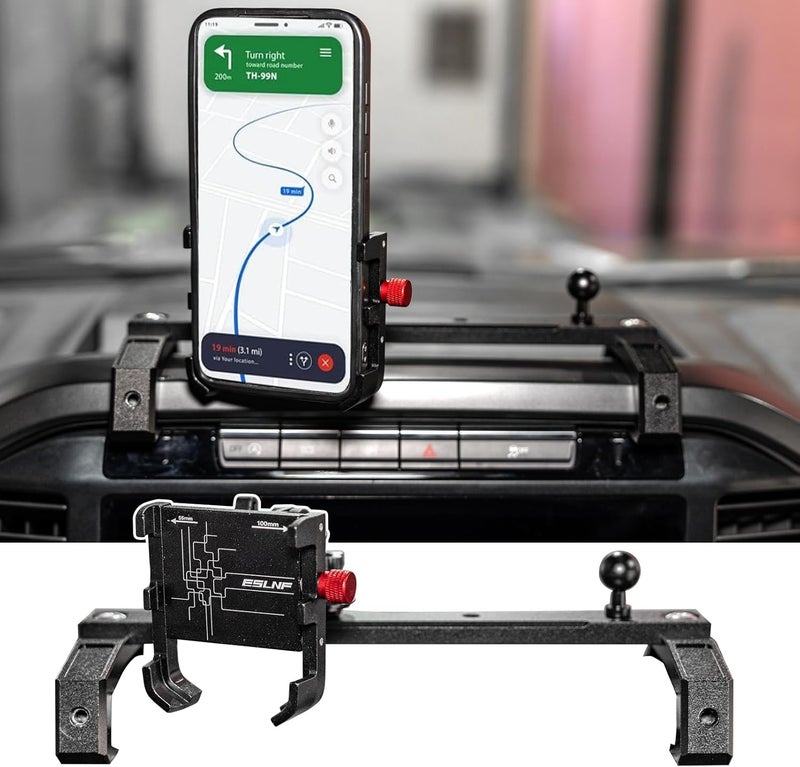 Maxzina Dash Mounted Phone Holder for 2021-2025 Ford F150 - Adjustable Aluminum Alloy Smartphone Mount - Image 1