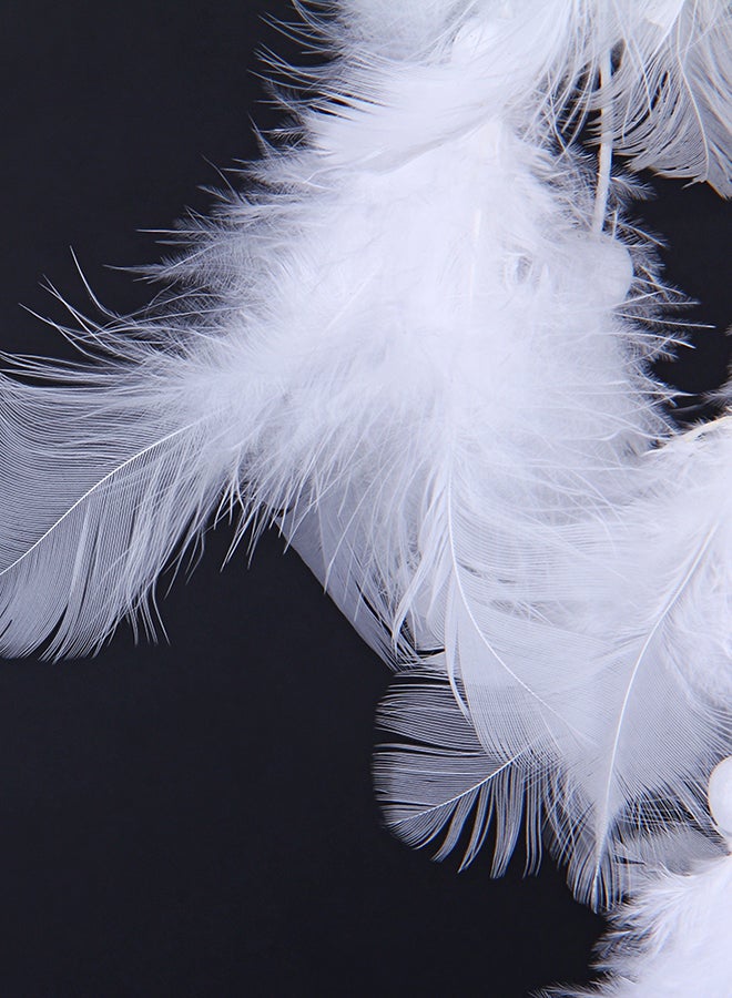 Feather Dream Catcher White 15 x 54cm  - Image 4