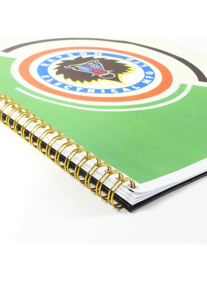 Generic Double Loop Wire 9.5 mm  3:1 pitch Wire Binding Ring golden 34 holes 100pcs box - Image 3
