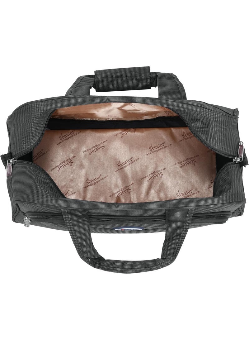 SENATOR Travel Duffle Bag for Unisex Lightweight Nylon Bag Multi Pocket Water & Scratch Resistant Adjustable Shoulder Strap Weekend Bag Convenient Carry On Luggage for Camping Training 34L Green EA218 - Image 4