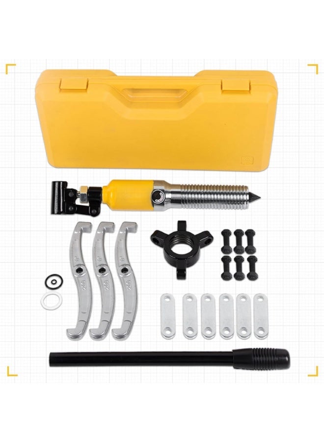 Generic Hydraulic Gear Puller, 5 Ton Hydraulic Puller Kit Bearing Puller with Case 2 or 3 Jaws Bearing Hub Separator Hydraulic Puller Separator Tool for Pulling Hubs, Bearings, Gears  - Image 2