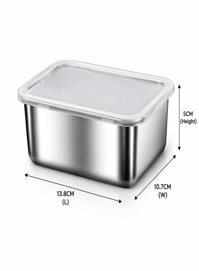 Kyraton Sinbyuer Stainless Steel Storage Container, Leakproof Stainless Steel Lunch Box with Compartments – 304 Grade BPA-Free Bento Tiffin Box for Office, School & Travel (Mini Container) - Image 2