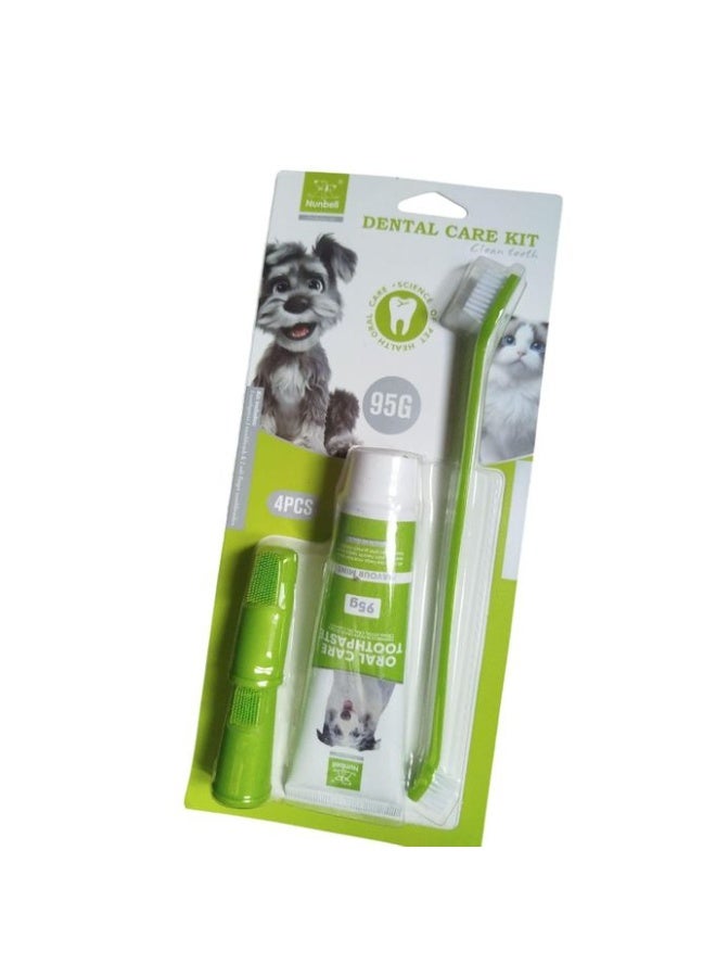 toothpaste and brush set 4PCS