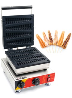 Commercial Pine Shape Waffle Stick Maker Lolly Waffle Machine