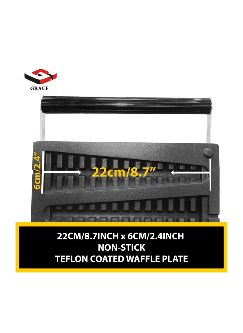 Grace - Commercial Pine Shape Waffle Stick Maker Lolly Waffle Machine - Image 1