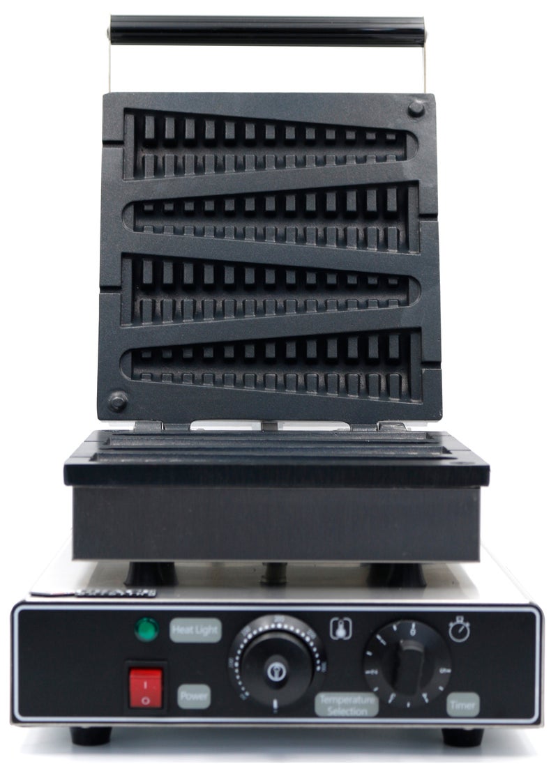 Grace - Commercial Pine Shape Waffle Stick Maker Lolly Waffle Machine - Image 1