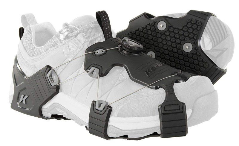 Korkers Ice Walker Black/Grey Taction Cleats, OA9100BKGY, Medium - Image 1