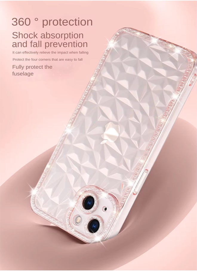 Iphone 12 Pro Max Luxury Glitter Diamond Transparent Case For iPhone 12 Pro Max Shockproof Silicone Bumper Case