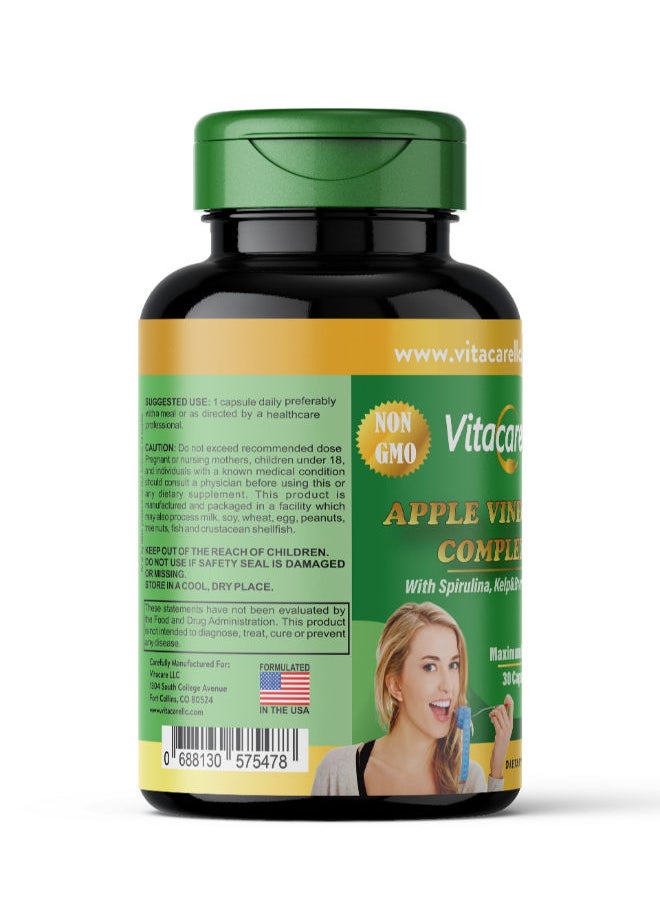 Vitacare - 30 Capsule Apple Vinegar Complex - Image 1