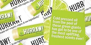 Hurraw Lime Lip Balm Organic Certified Vegan Cruelty and Gluten Free NonGMO 100 Natural Ingredients Bee Shea Soy and Palm Free Made in USA - Image 4