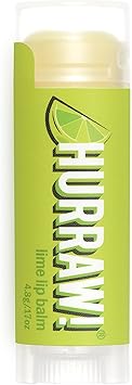 Hurraw Lime Lip Balm Organic Certified Vegan Cruelty and Gluten Free NonGMO 100 Natural Ingredients Bee Shea Soy and Palm Free Made in USA - Image 1