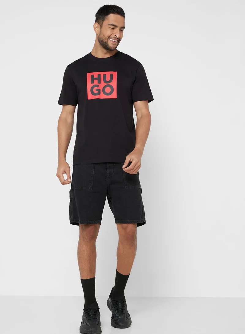 HUGO Logo Crew Neck T-Shirt