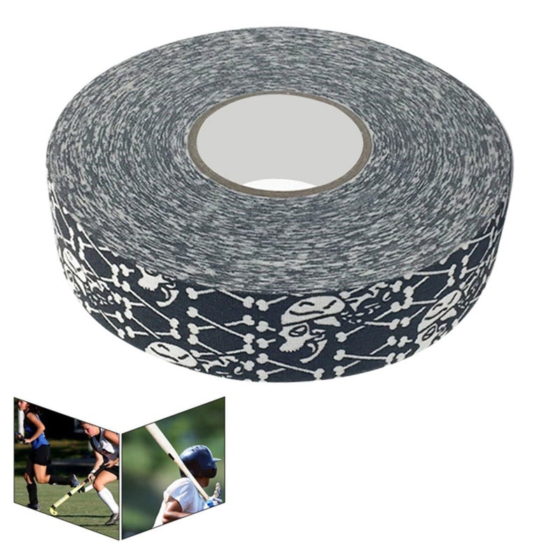 Antiskid Hockey Stick Tape Moistureproof Racket Grip 25m Black - Image 5