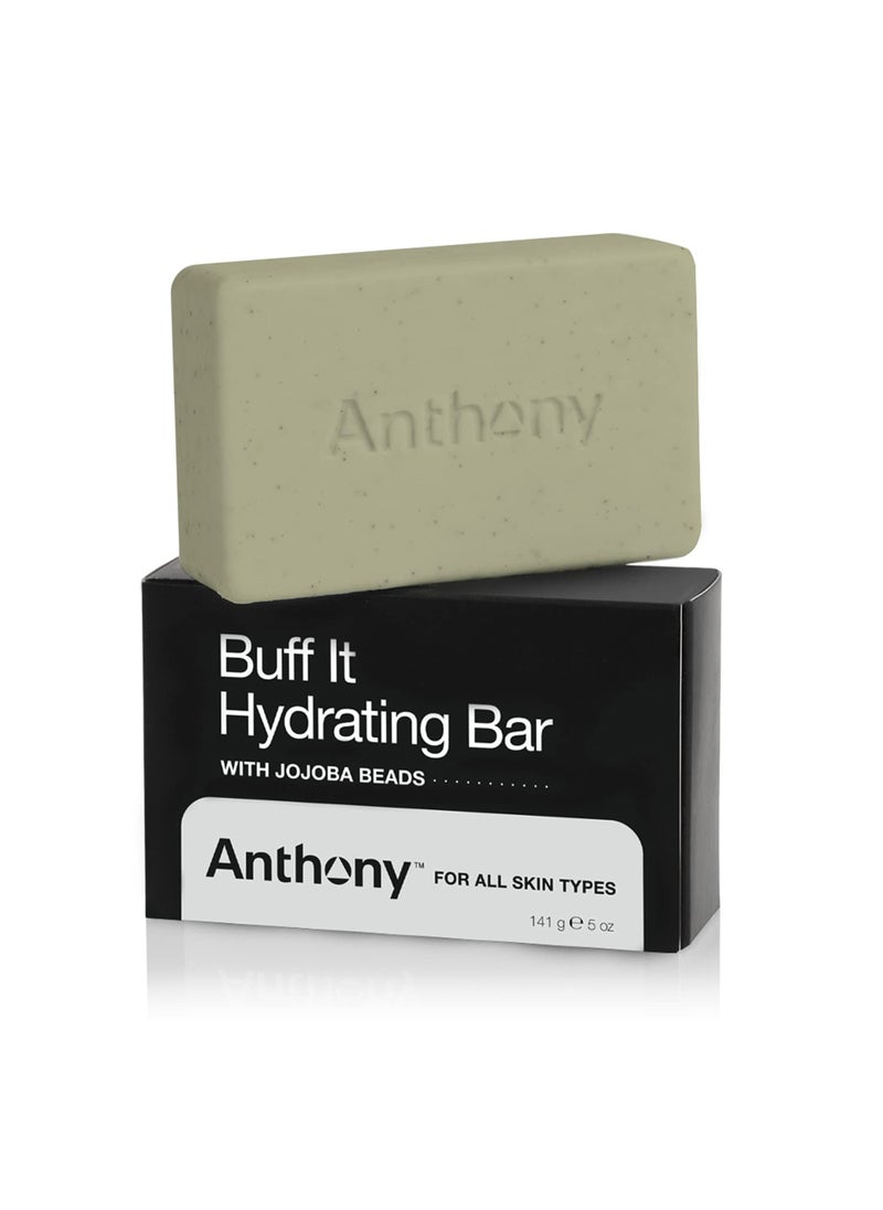 Anthony - Anthony Mens Buff It Hydrating Soap Bar 5 Oz  Enriched with Jojoba Beads Aloe Extract Avocado  Coconut Oils for Hydrating  Nourishing Body Skin - Image 1