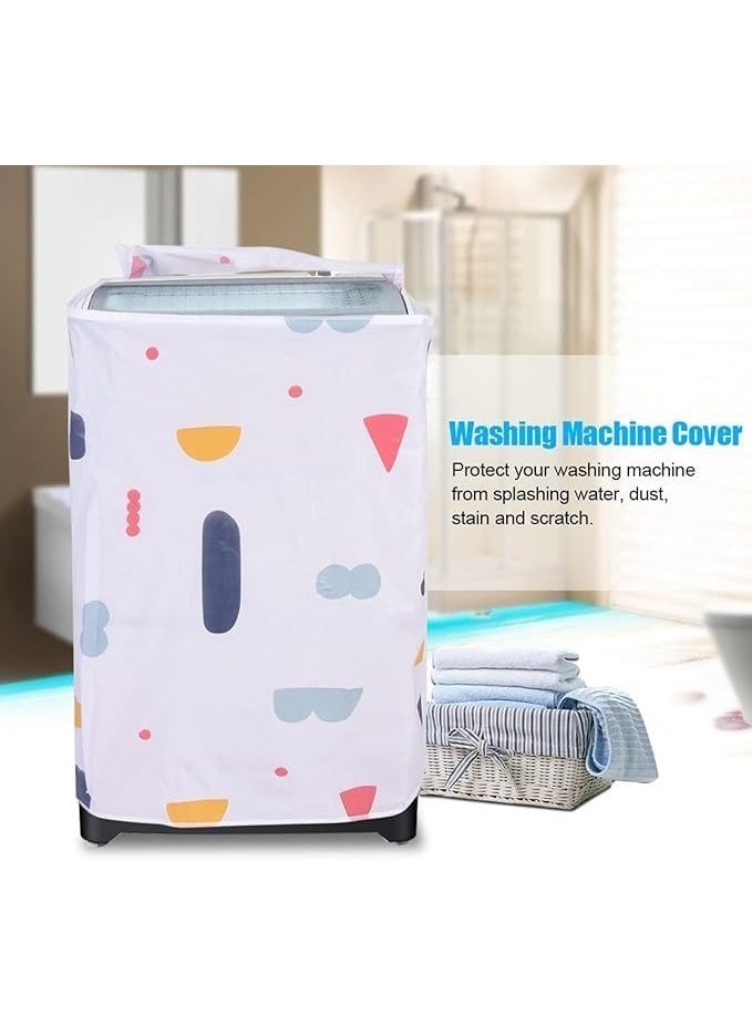 غطاء غسالة أمامي متعدد الألوان – واقٍ من الغبار، تصميم عصري لحماية الغسالات - Image 4