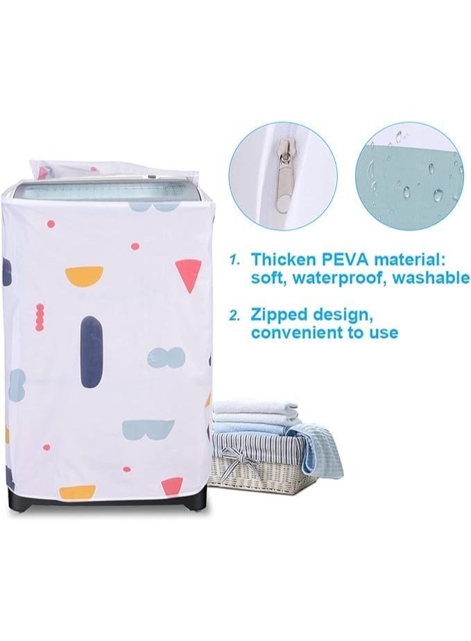 غطاء غسالة أمامي متعدد الألوان – واقٍ من الغبار، تصميم عصري لحماية الغسالات - Image 5